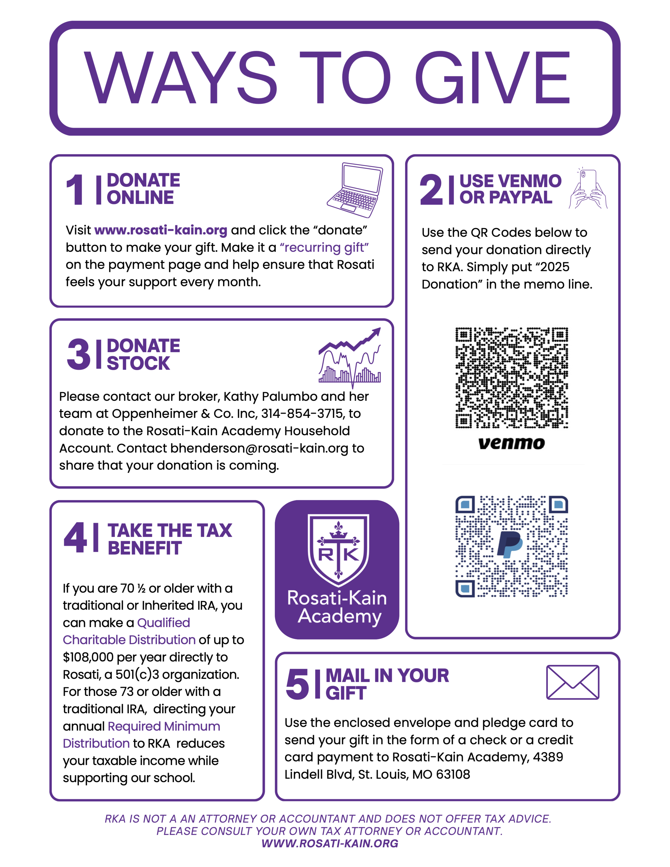 5 Ways To Give To Rka 2