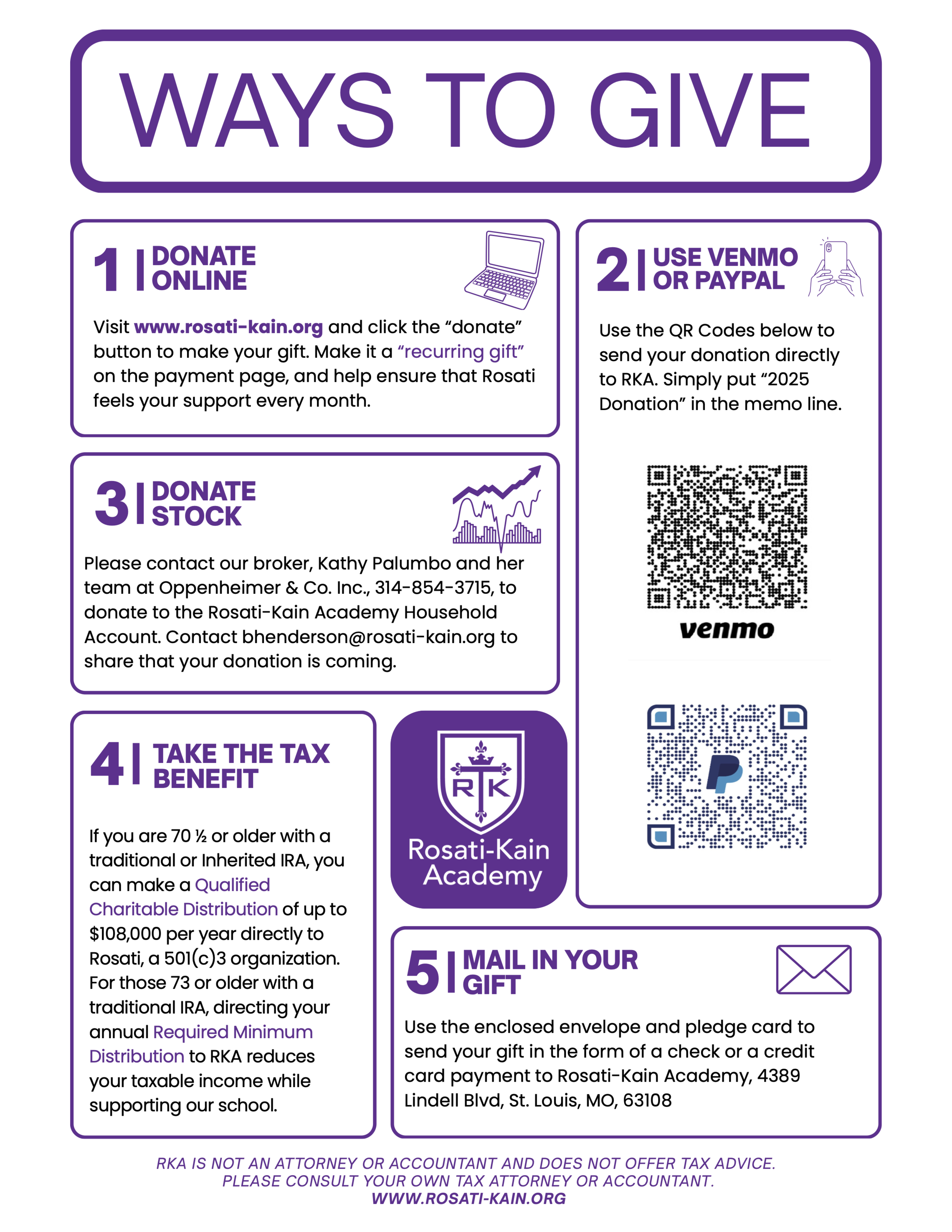 5 Ways To Give To Rka 3