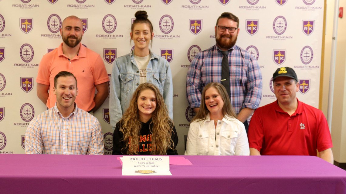 Congrats, Kateri College Signing Hockey